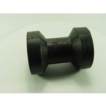 Gummirolle Bugrolle Schwarzer Gummi, <p>bohrung: 16 Mm<p>länge: 100 Mm<p>durchmesser: 75/40 Mm